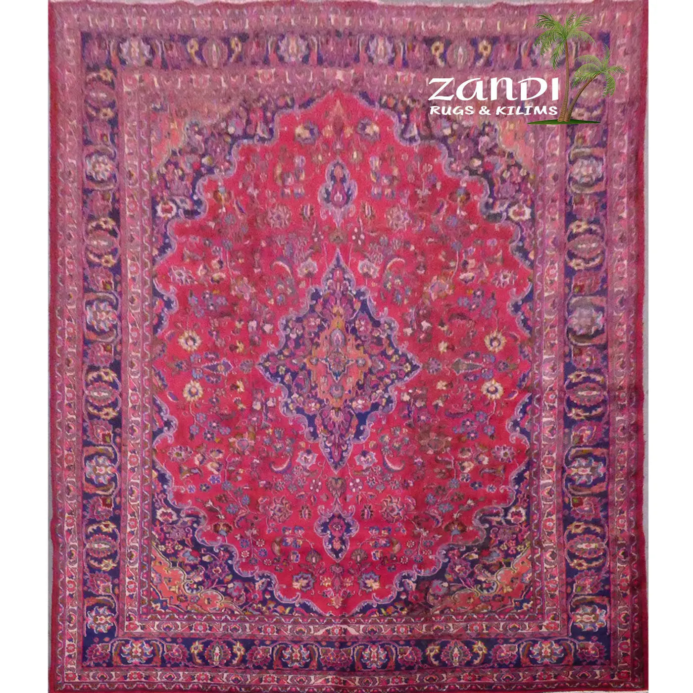 One Of The Kind Persian Tabriz Rug 12' x 9'